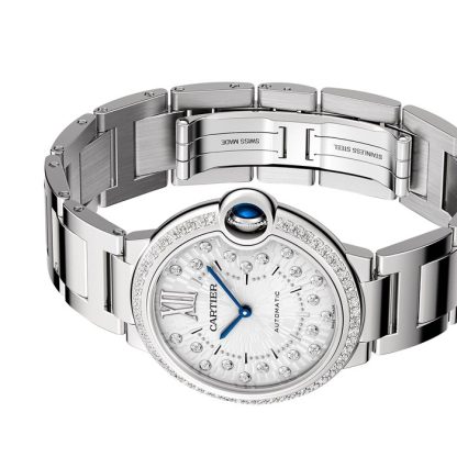 Cartier Ballon Bleu de Cartier Uhr 36 mm mechanisches Uhrwerk mit automatischem Aufzug W4BB0036 – Bild 5