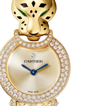 Cartier La Panthère Uhr 23,6 mm Quarzwerk Gelbgold HPI01526 – Bild 3