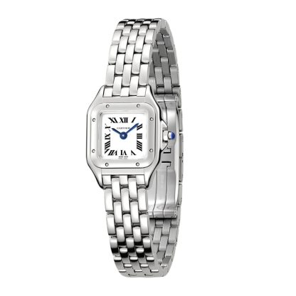 Cartier Panthère De Cartier Uhr Mini Modell Quarzwerk Stahl WSPN0012 – Bild 2