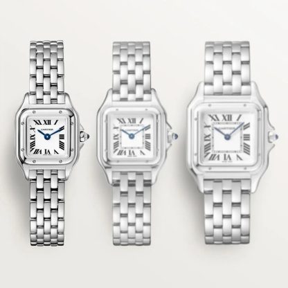 Cartier Panthère De Cartier Uhr Mini Modell Quarzwerk Stahl WSPN0012 – Bild 3