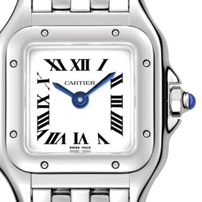 Cartier Panthère De Cartier Uhr Mini Modell Quarzwerk Stahl WSPN0012 – Bild 5
