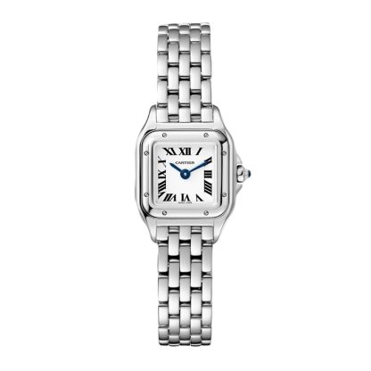 Cartier Panthère De Cartier Uhr Mini Modell Quarzwerk Stahl WSPN0012