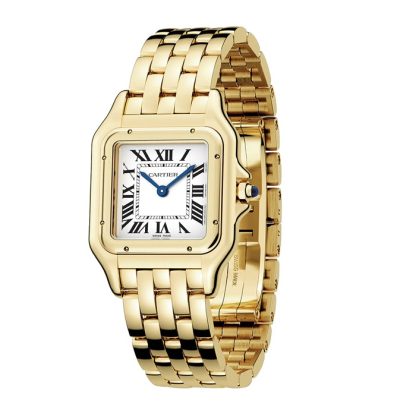 Cartier Panthère De Cartier Uhr Mittleres Modell Quarzwerk Gelbgold WGPN0009 – Bild 2