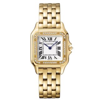 Cartier Panthere De Cartier Uhr Mittleres Modell Quarzwerk Gelbgold WJPN0085