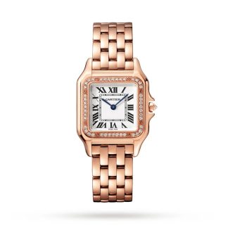 Cartier Panthere De Cartier Uhr Mittleres Modell Quarzwerk Rose Gold WJPN0009