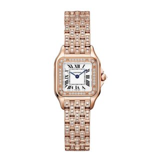 Cartier Panthere De Cartier Uhr kleines Modell Quarzwerk Rose Gold WJPN0061