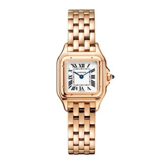 Cartier Panthere de Cartier Uhr kleines Modell Quarzwerk Gehäuse aus Roségold 750/1000 Abmessungen 23 mm x 30 mm WGPN0049