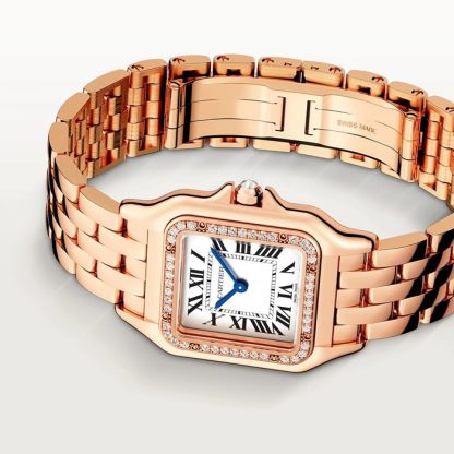 Cartier Panthere de Cartier Uhr mittleres Modell Quarzwerk Gehäuse in Roségold WJPN0088 – Bild 4