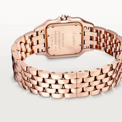 Cartier Panthere de Cartier Uhr mittleres Modell Quarzwerk Gehäuse in Roségold WJPN0088 – Bild 5