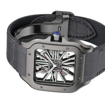 Cartier Santos De Cartier Skelettierte Uhr WHSA0009 – Bild 5