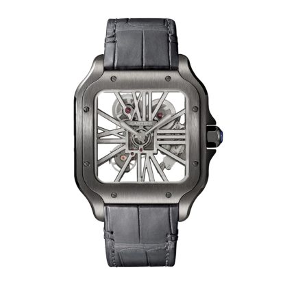 Cartier Santos De Cartier Skelettierte Uhr WHSA0009