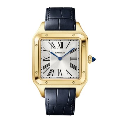 Cartier Santos Dumont Uhr Extra-Large Modell Handaufzug Gelbgold WGSA0108