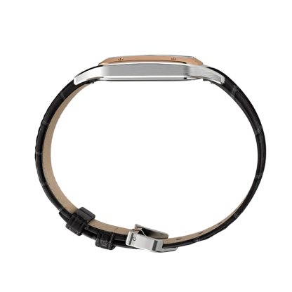 Cartier Santos-Dumont Uhr großes Modell Quarzwerk Rose Gold Stahl Leder W2SA0011 – Bild 5
