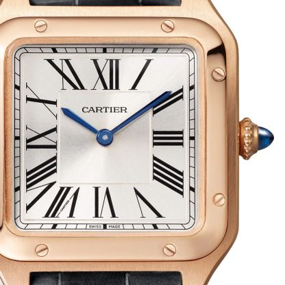 Cartier Santos-Dumont Uhr kleines Modell hohe Qutonomy Quarzwerk Rose Gold WGSA0117 – Bild 5