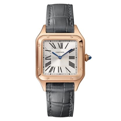 Cartier Santos-Dumont Uhr kleines Modell hohe Qutonomy Quarzwerk Rose Gold WGSA0117