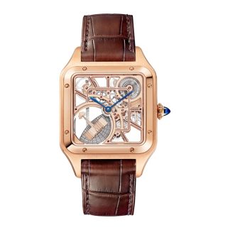 Cartier Santos Uhr großes Modell mechanisches Uhrwerk mit automatischem Aufzug Kaliber 1847 MC Stahlgehäuse WHSA0030