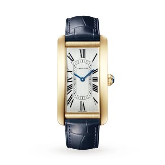 Cartier Tank Américaine Uhr großes Modell Automatikwerk Gelbgold WGTA0300