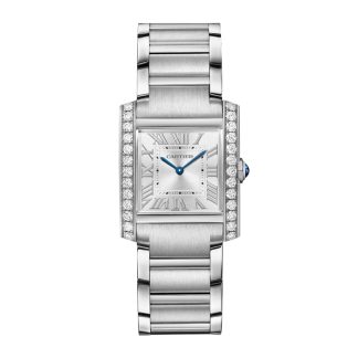 Cartier Tank Francaise Uhr mittleres Modell Quarzwerk W4TA0021