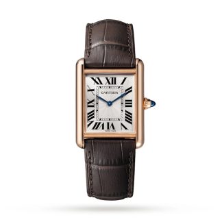 Cartier Tank Louis Cartier Uhr großes Modell Manufaktur mechanisches Uhrwerk mit Handaufzug WGTA0011