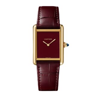 Cartier Tank Louis Cartier Uhr großes Modell Manufaktur mechanisches Uhrwerk mit Handaufzug WGTA0190