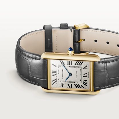 Cartier Tank Louis Cartier Uhr großes Modell mechanisches Uhrwerk mit automatischem Aufzug WGTA0357 – Bild 4