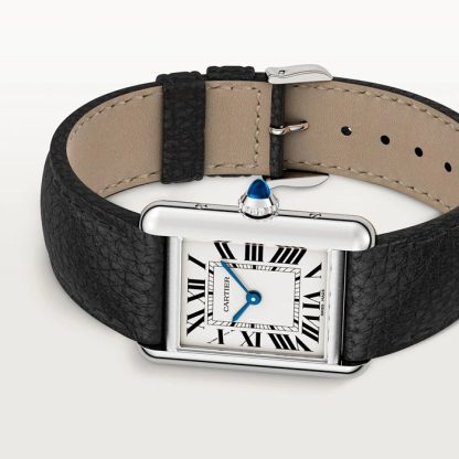 Cartier Tank Must Uhr kleines Modell High Autonomy Quarzwerk Stahlgehäuse WSTA0135 – Bild 3