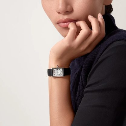 Cartier Tank Must Uhr kleines Modell High Autonomy Quarzwerk Stahlgehäuse WSTA0135 – Bild 5