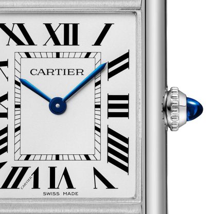Cartier Tank muss Uhr großes Modell SolarBeat Photovoltaic Bewegung Stahlgehäuse WSTA0122 – Bild 2