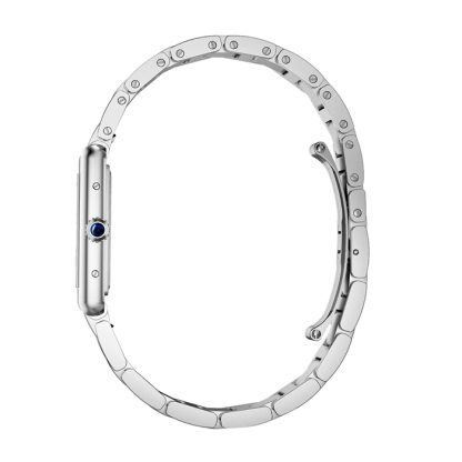 Cartier Tank muss Uhr großes Modell SolarBeat Photovoltaic Bewegung Stahlgehäuse WSTA0122 – Bild 4