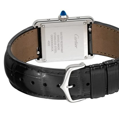 Cartier Tank muss Uhr kleines Modell Quarzwerk Stahlgehäuse WSTA0071 – Bild 2