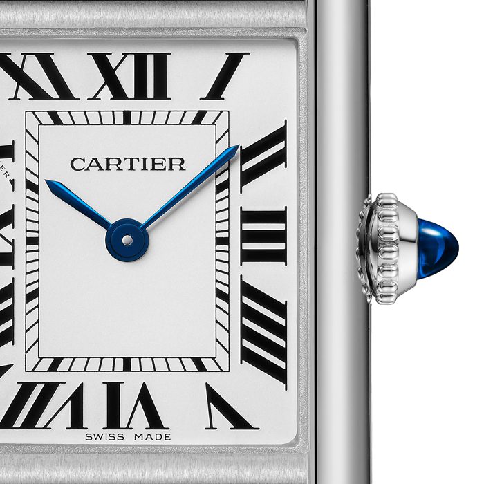 Cartier Tank muss Uhr kleines Modell SolarBeat Photovoltaic Bewegung Stahlgehäuse WSTA0119 – Bild 2