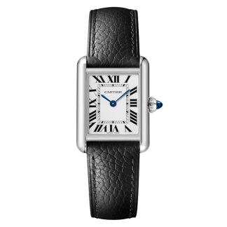 Cartier Tank muss Uhr kleines Modell SolarBeat Photovoltaic Bewegung Stahlgehäuse WSTA0119