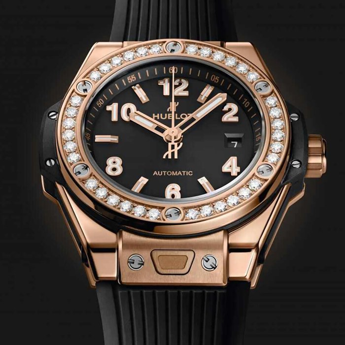 Hublot Big Bang One Click King Gold Diamanten 33mm Uhr 485.OX.1180.RX.1204 – Bild 2