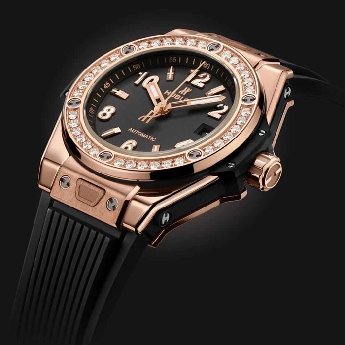Hublot Big Bang One Click King Gold Diamanten 33mm Uhr 485.OX.1180.RX.1204 – Bild 4