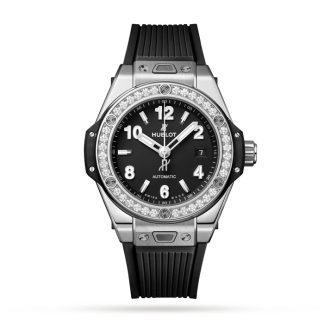 Hublot Big Bang One Click Stahl Diamanten 33mm Uhr 485.SX.1170.RX.1204