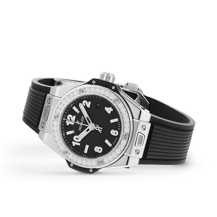 Hublot Big Bang One Click Stahl Diamanten 33mm Uhr 485.SX.1170.RX.1204 – Bild 5