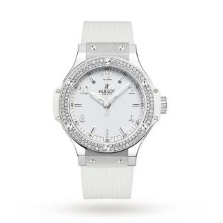 Hublot Big Bang Stahl Weiß Diamanten 38mm 361.SE.2010.RW.1104