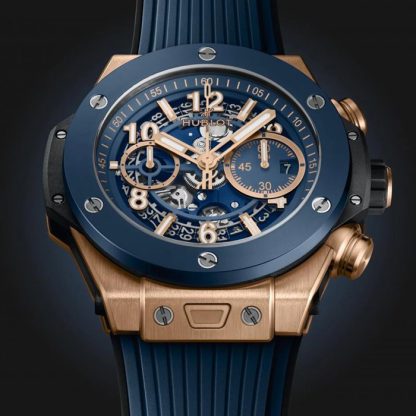 Hublot Big Bang Unico König Gold Blau Keramik 44mm 421.OL.5180.RX – Bild 2
