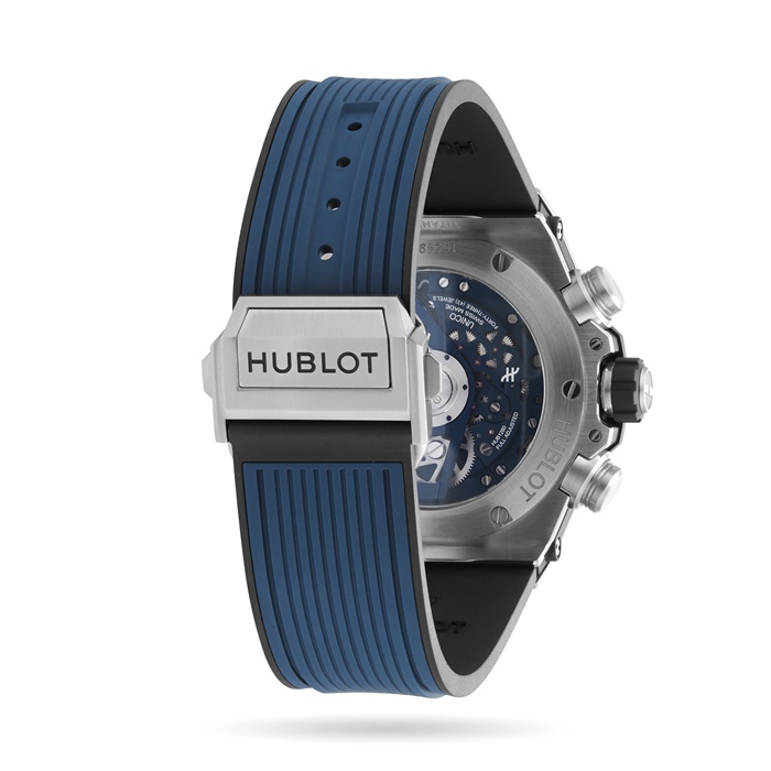 Hublot Big Bang Unico Titanium Blau 44mm Herrenuhr 421.NX.5170.RX – Bild 4