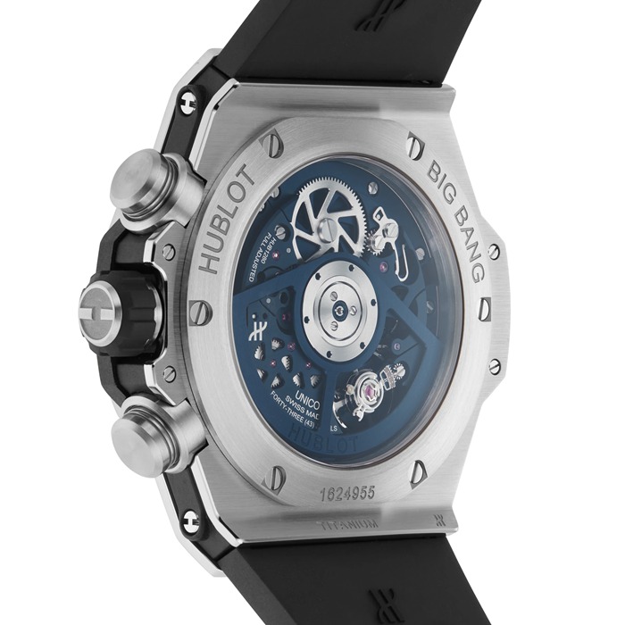Hublot Big Bang Unico Titanium Blau 44mm Herrenuhr 421.NX.5170.RX – Bild 5