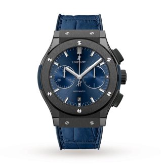 Hublot Classic Fusion Keramik Blau Chronograph 45mm 521.CM.7170.LR