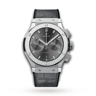 Hublot Classic Fusion Racing Grau Chronograph Titan 45mm 521.NX.7071.LR