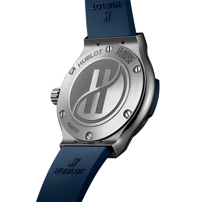 Hublot Classic Fusion Titan Blau 33mm 581.NX.7170.RX.1104 – Bild 5