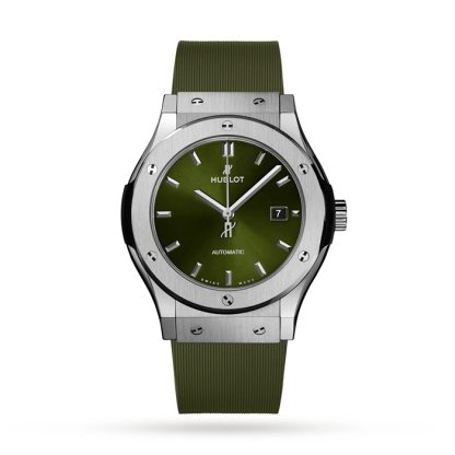 Hublot Classic Fusion Titan Grün 42mm 542.NX.8970.RX