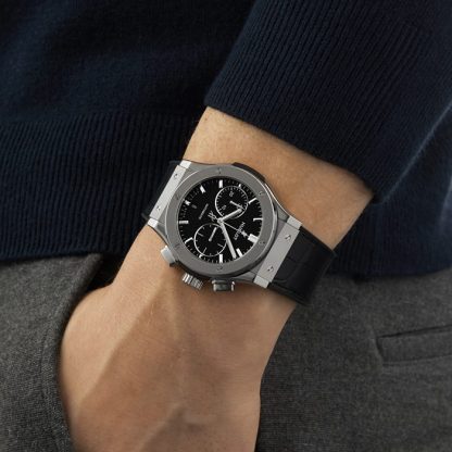 Hublot Klassischer Fusion Chronograph Titan 45mm 521.NX.1171.LR – Bild 2