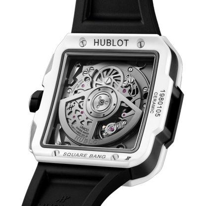Hublot Square Bang Unico Weiß Keramik 42mm 821.HX.0170.RX – Bild 5