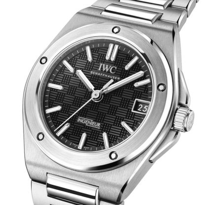 IWC Ingenieur Automatik 35mm Damenuhr Schwarz IW324906 – Bild 2