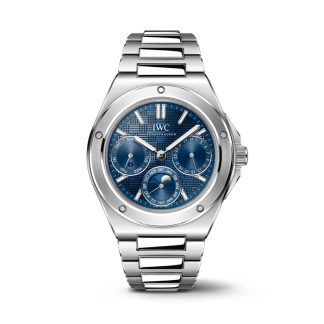 IWC Ingenieur Ewiger Kalender 41mm Herrenuhr Blau IW344903