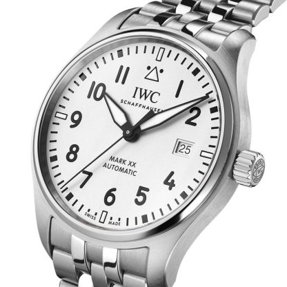 IWC Pilot Mark XX 40mm Herrenuhr weiß IW328208 – Bild 2