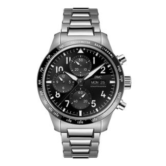 IWC Pilot Performance Chronograph 41mm AMG Herrenuhr Schwarz Titan IW388304